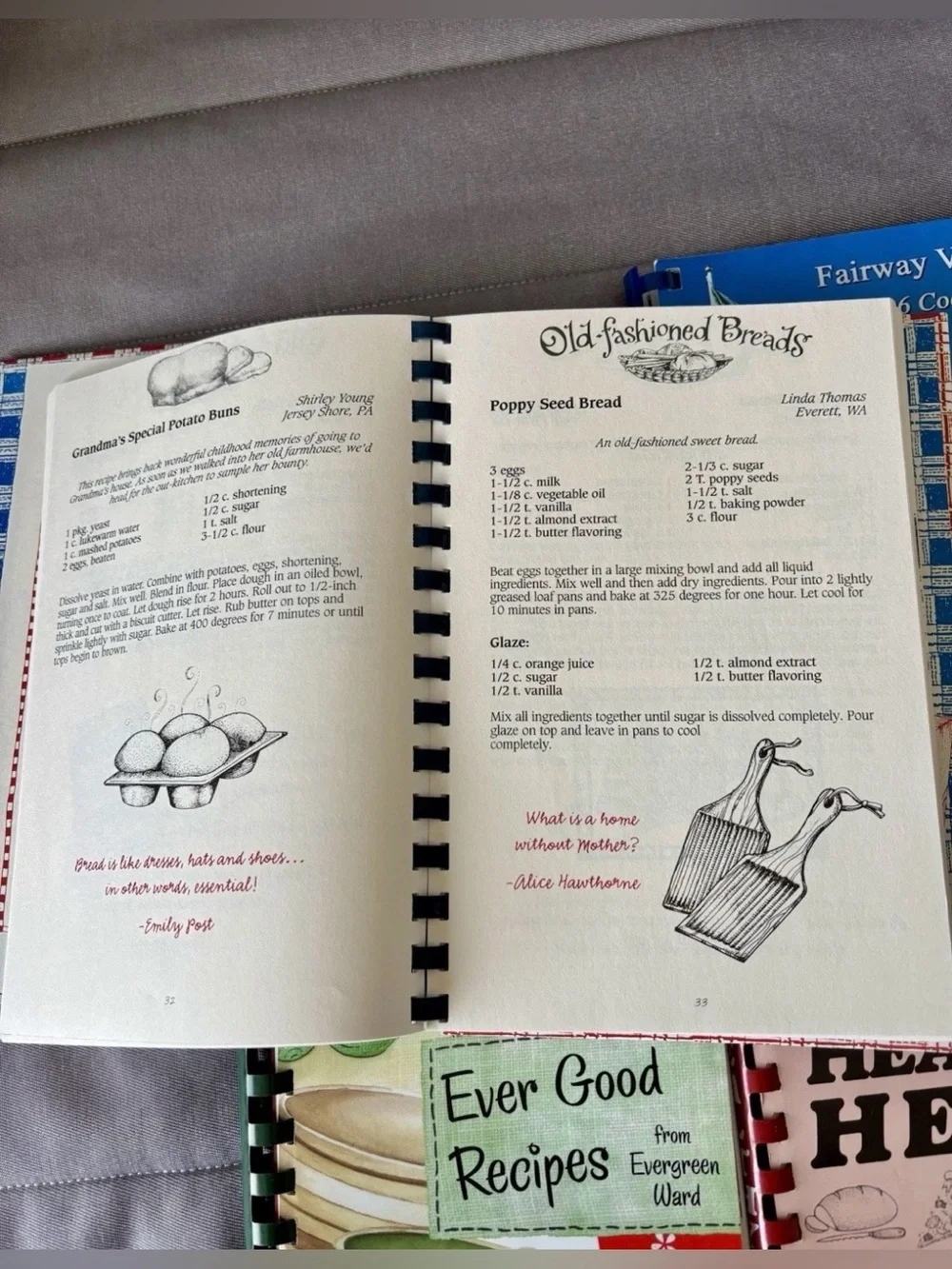 Assorted Cookbook Lot – Red, Blue, Green, Pink Covers